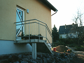 Treppengeländer Außen ,Geländer, Edelstahlgeländer, Handlauf, Balkon, Edelstahl, Edelstahlgeländer Handlauf, Edelstahlgeländer Balkon, Geländer  , Edelstahlgeländer