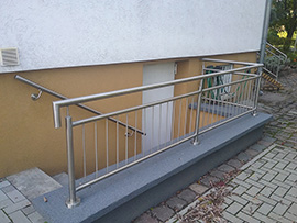 Treppengeländer Außen Geländer, Edelstahlgeländer, Handlauf, Balkon, Edelstahl, Edelstahlgeländer Handlauf, Edelstahlgeländer Balkon, Geländer  , Edelstahlgeländer