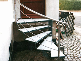 Spindeptreppen, Edelstahlgeländer, Handlauf, Balkon, Edelstahl, Edelstahlgeländer Handlauf, Edelstahlgeländer Balkon, Geländer